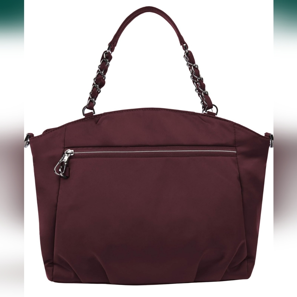 NWT! Travelon Parkview Anti-Theft Satchel Crossbody Purse - Picture 2 of 6